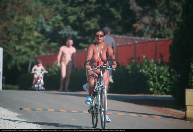 Naturists Road Biking pics - Nudism is often equated with naturism