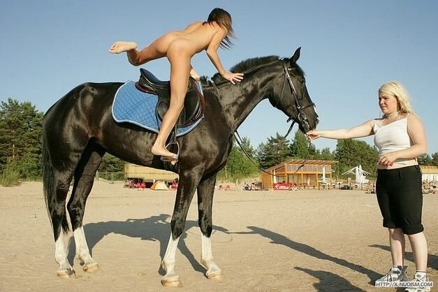 Ride on horseback - Nudists strive for tolerance and respect for others