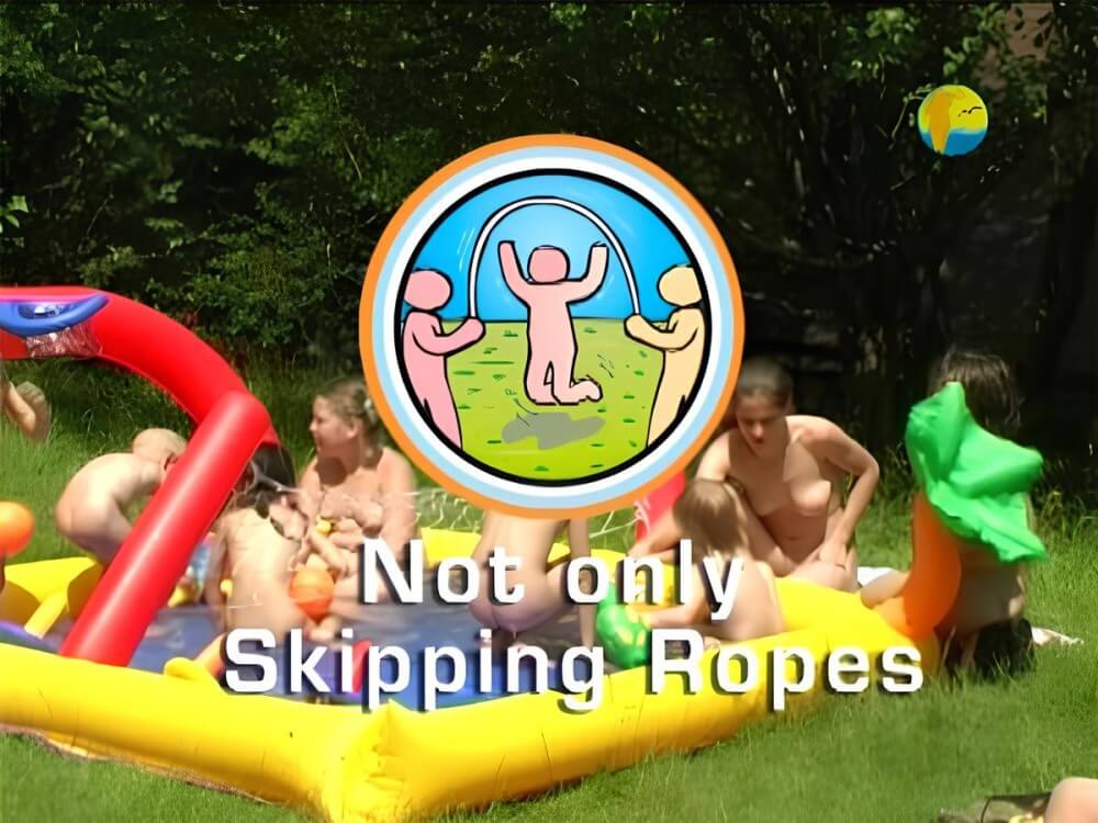 Naturist Freedom: Not only Skipping Ropes - People in a State of Complete Nudity
