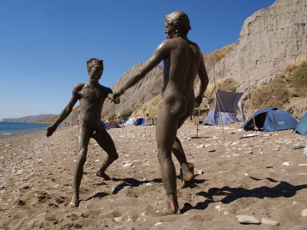 Jr Nudist Nude Beach Mud Soldiers photos - Nudism and naturism promote inner happiness and harmony