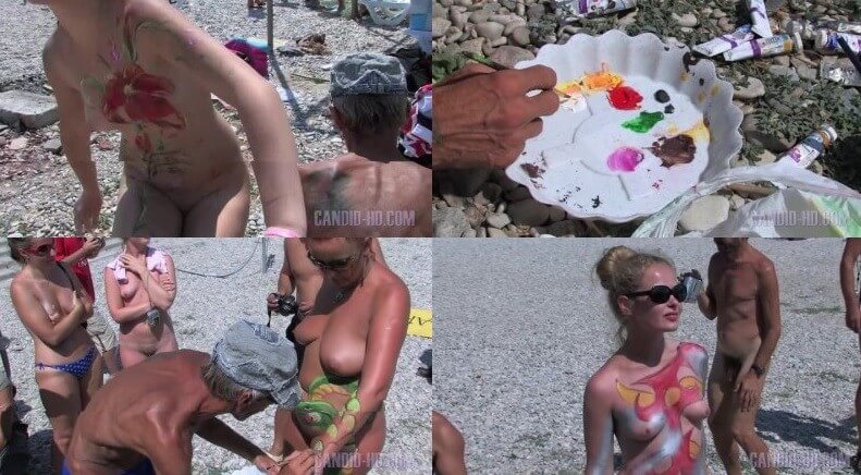Body Art Festival 2008 Part 1 - Simplicity and naturalness are important principles of nudism and naturism