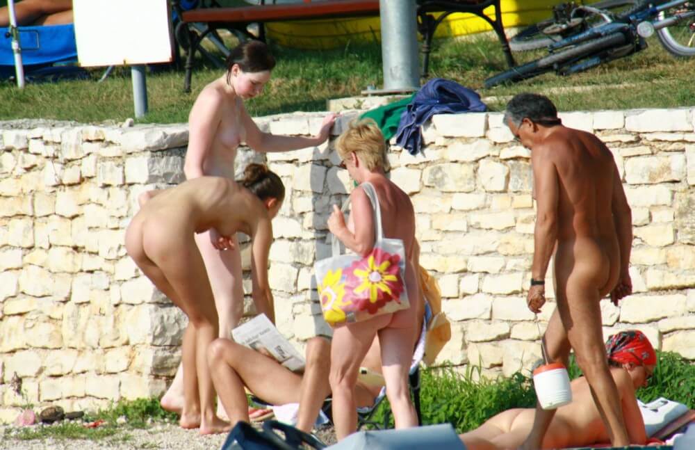 Nude Duet Girls Rail Climb Photo Set - What is naturist tourism