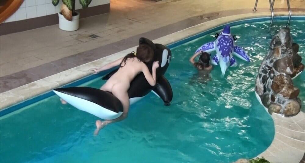 Naturism in the pool Full HD - Promoting nudism to the masses