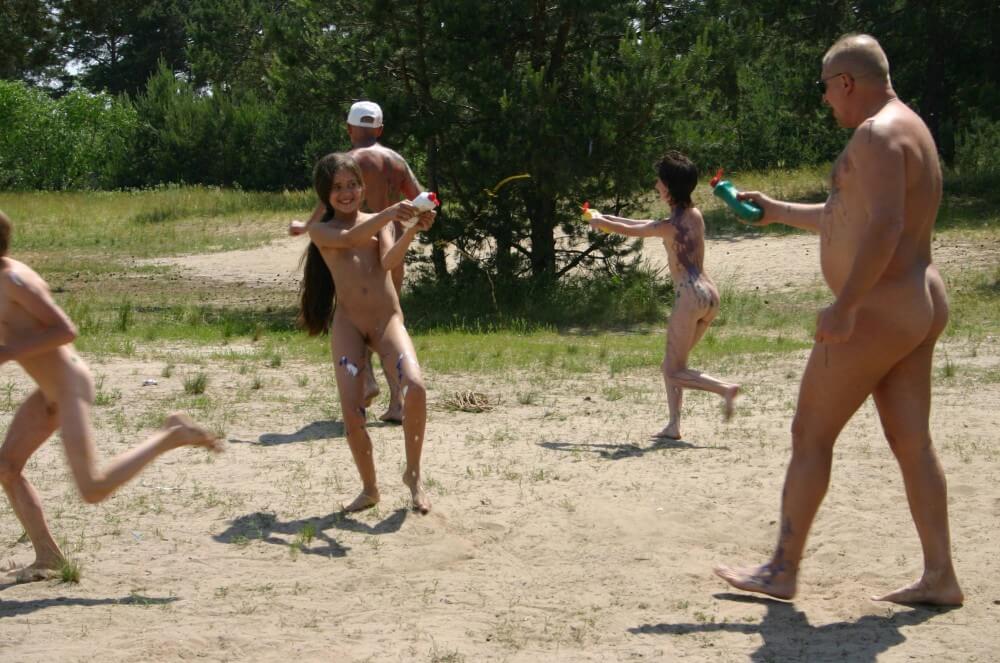 Kiev Group Painting Wild pics - Naturists value harmony with nature and a simple way of life