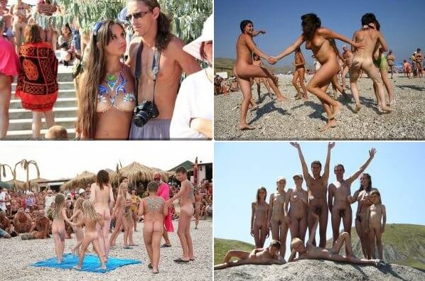 Naturists 2016 photo set - Many naked men and women