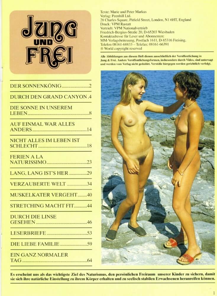 Jung und Frei Nr 76 - Nudity helps you feel free