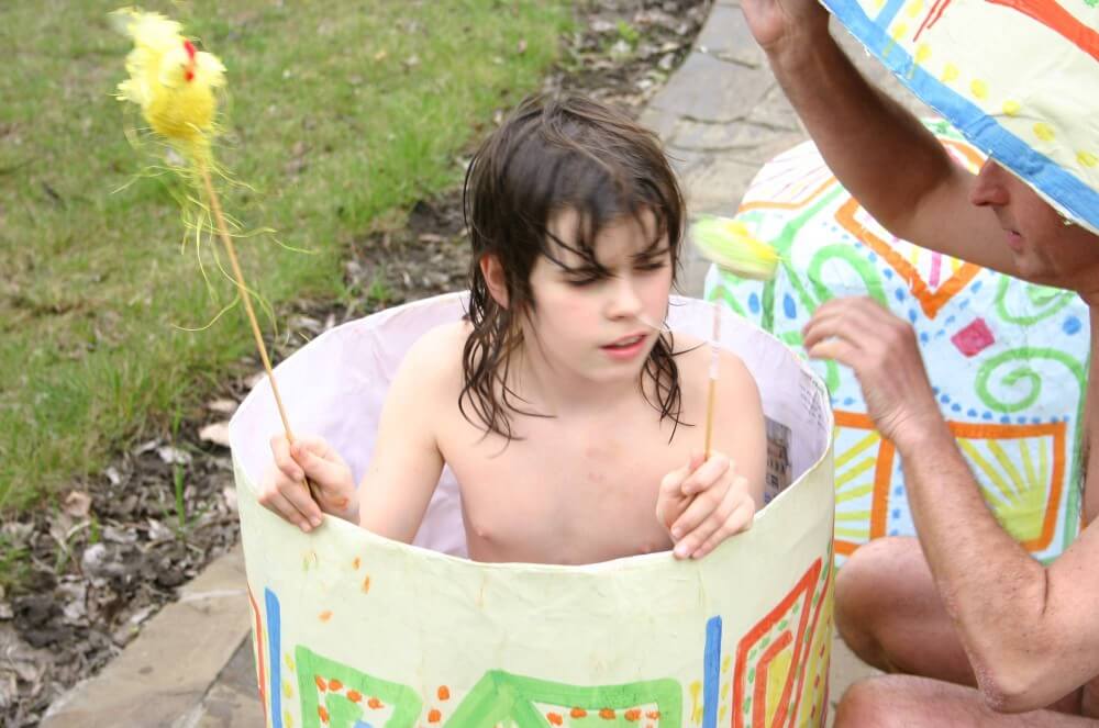 Easter 2X Eggs Outdoors photos - Nudity is an integral part of life in nature