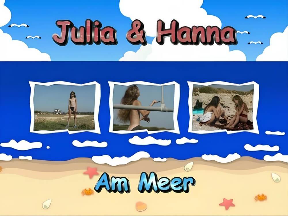 Naturistin: Julia und Hanna am Meer - Wearing less clothing is fashionable