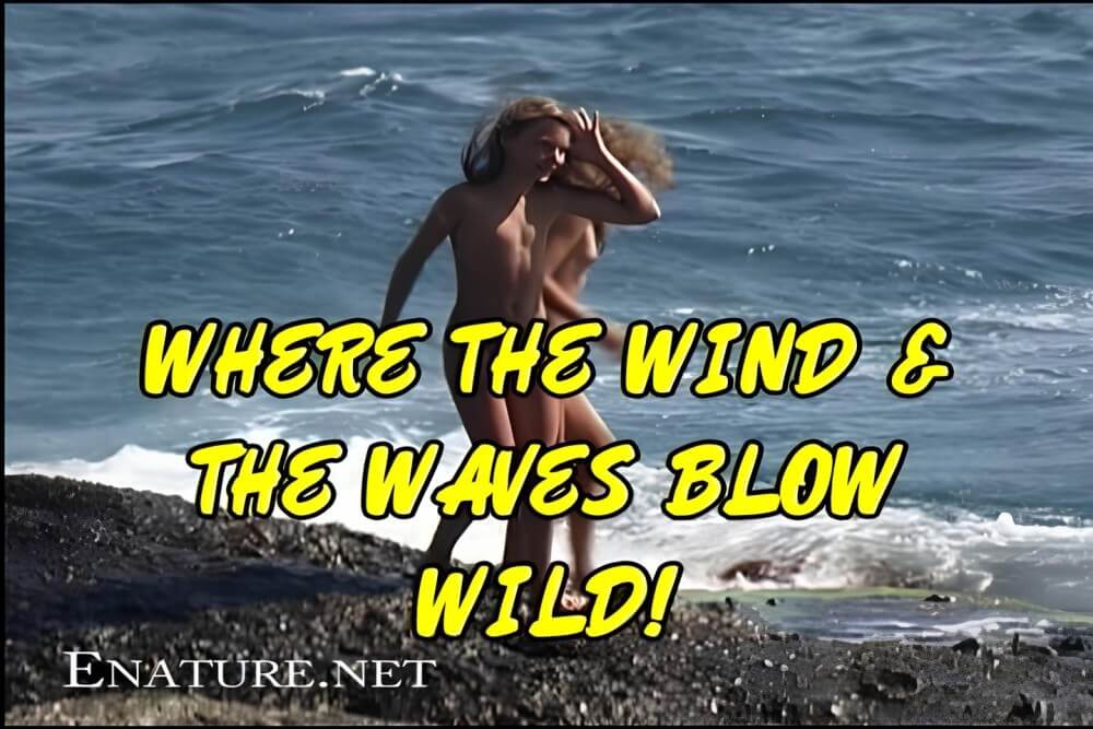 Enature - Where the Wind and the Waves Blow Wild! - Completely naked people on planet Earth