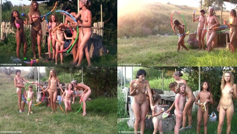 Countryside lounging 2 Full HD video - Naturists respect each other and those around them
