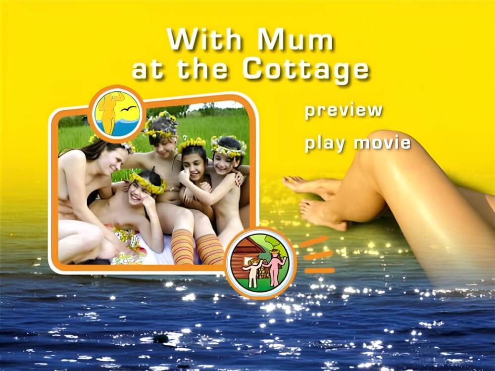 Naturist Freedom: With Mum at the Cottage DVD - Naturism and nudism are a path to inner freedom