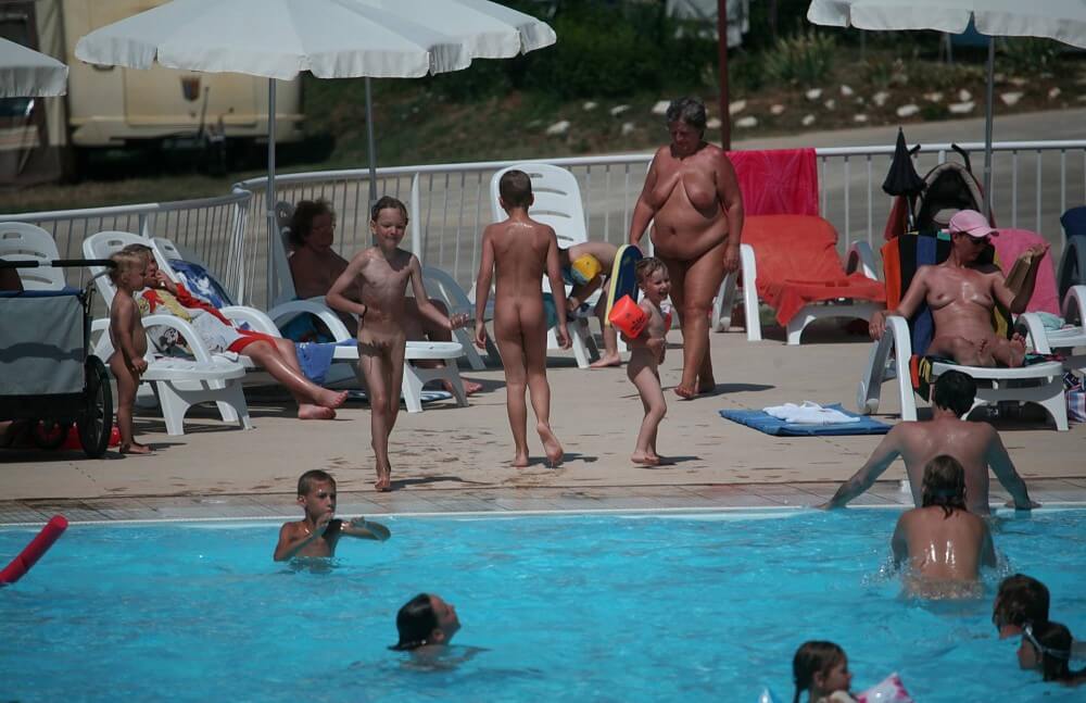 Naturist Afternoon Pool Games pics - The idea of personal freedom and self-acceptance is important in our nudist community