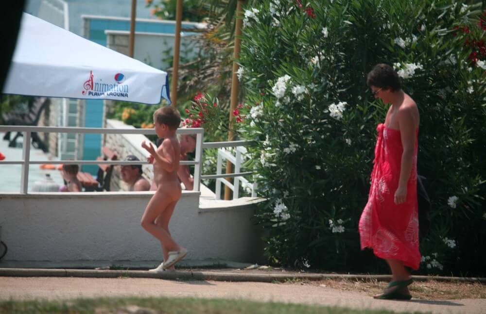 Naturist Pool Walkaround pics - Naturism promotes honesty and an open connection with the body