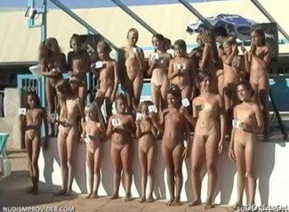 Junior Miss Pageant France video 2 - Nudists appreciate and love nature