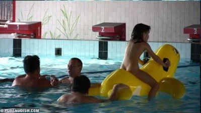 Floating On Our Rafts 1 - Nudism promotes happiness and well-being
