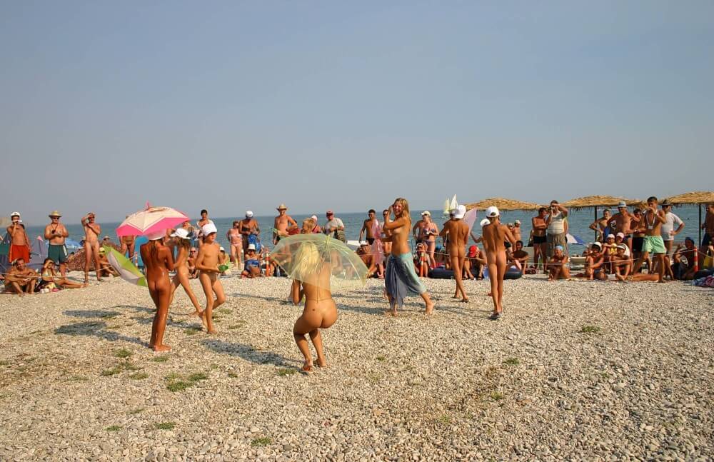 Ribbon and Umbrella Dance pics - Freedom and naturalness are the core principles of naturism and nudism