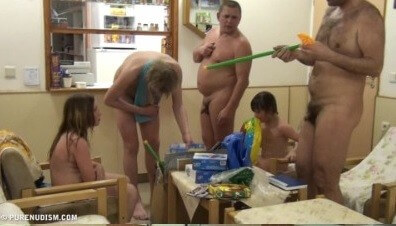 Pool jacuzzi and paints Full HD - Peace and tranquility are important values for naturists