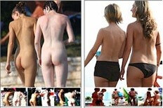 Naturism photo gallery # 41 - A naked person is asexual among nudists