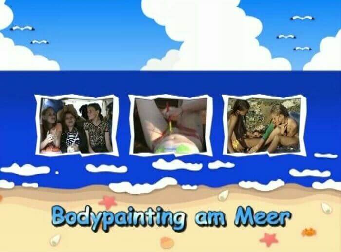 Naturistin: Bodypainting am Meer - Nudism fosters trust and mutual understanding