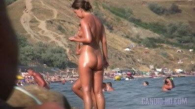 Candid HD Beach adventures Full HD - Nature is considered the bodys natural clothing