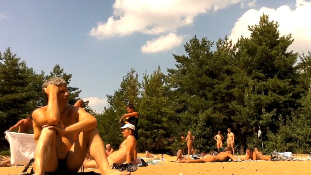 Nudist camping in the forest video HD - Joy and pleasure are part of the nudist experience