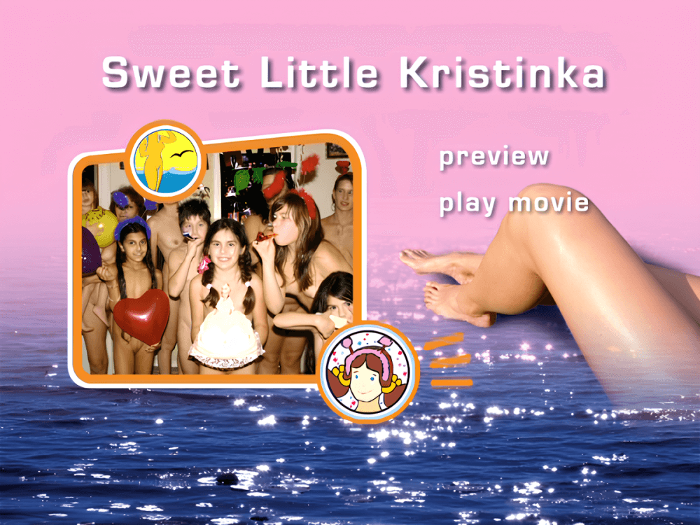 Naturist Freedom: Sweet Little Kristinka  DVD - In nudism, people are equal to one another